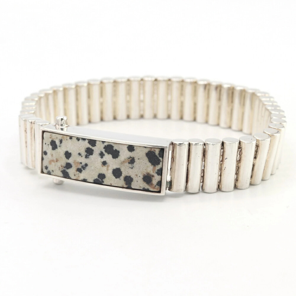 BOTTEGA VENETA Silver Alma Charm Bracelet